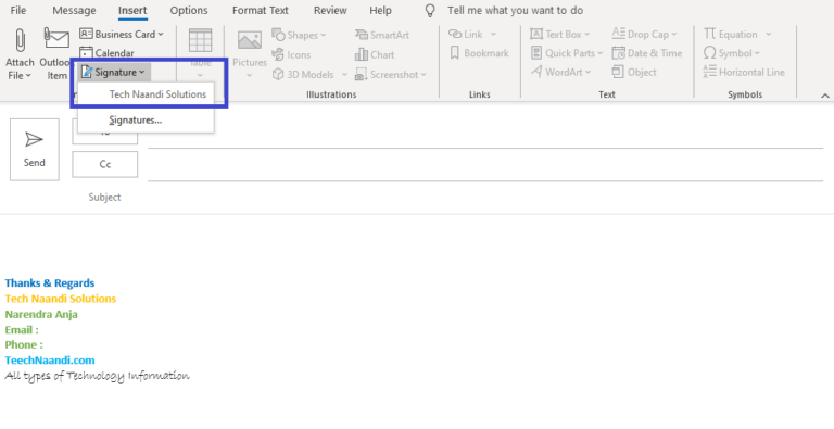 add email signature to outlook add email signature to outlook