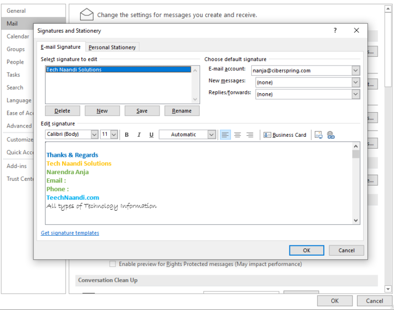 add signature on emails in outlook add signature on emails in outlook