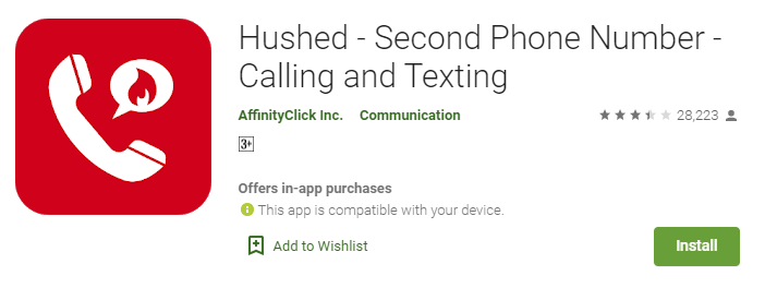 Hushed Anonymous Phone Numbers 