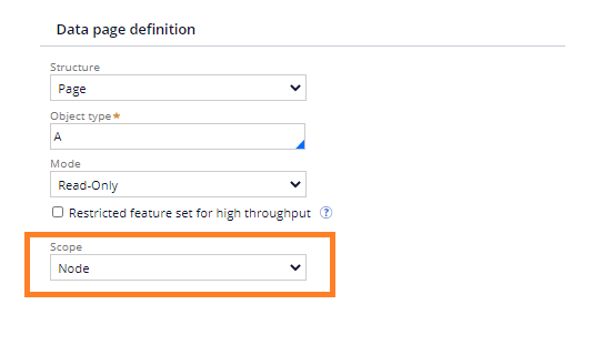 Scope of data pages in Pega