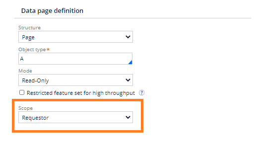 Requester Scope of data page in Pega