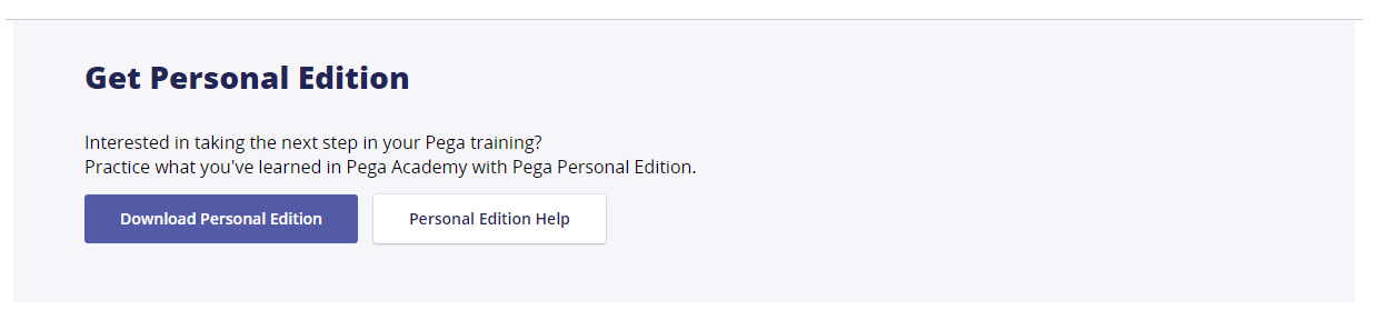 How To Download Pega Personal Edition