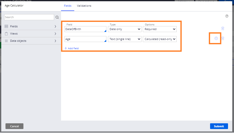 How to calculate age from date of birth in Pega