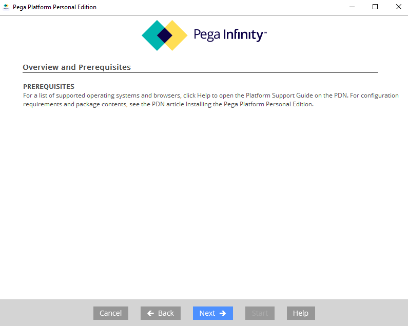 How to install Pega Personal Edition