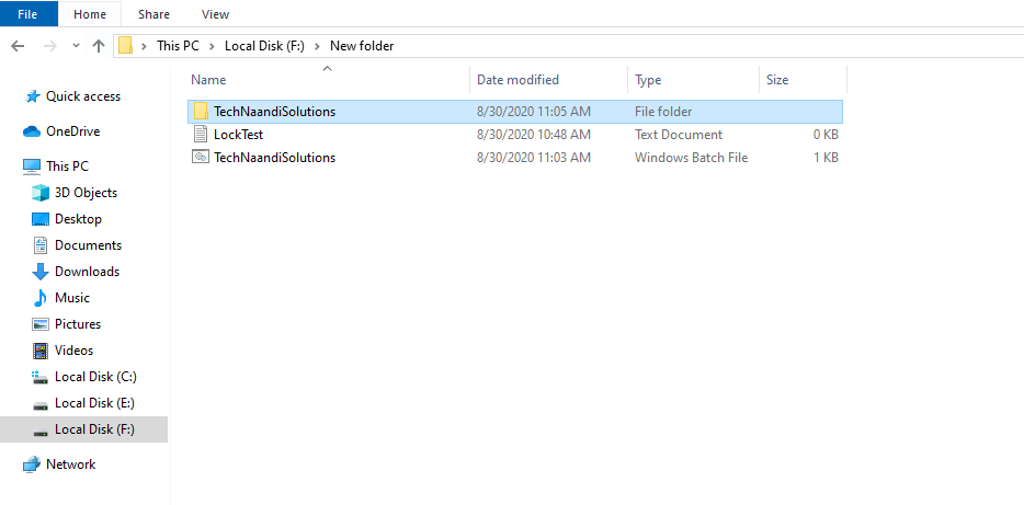 Lock a folder in windows 10 - Tech Naandi Solutions 4