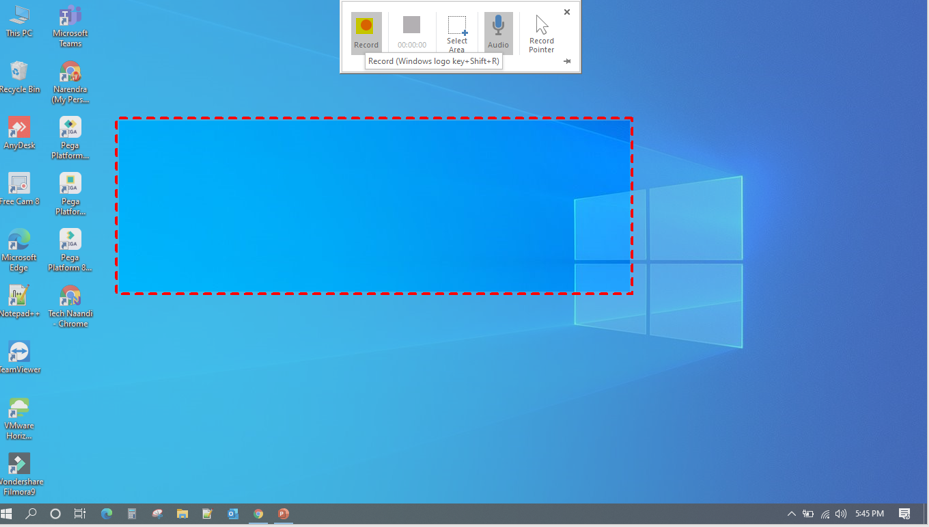 how to screen record on microsoft powerpoint - Tech Naandi Solutions 3