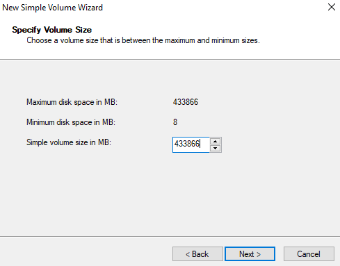 Partition hard disk without formatting in Windows 10