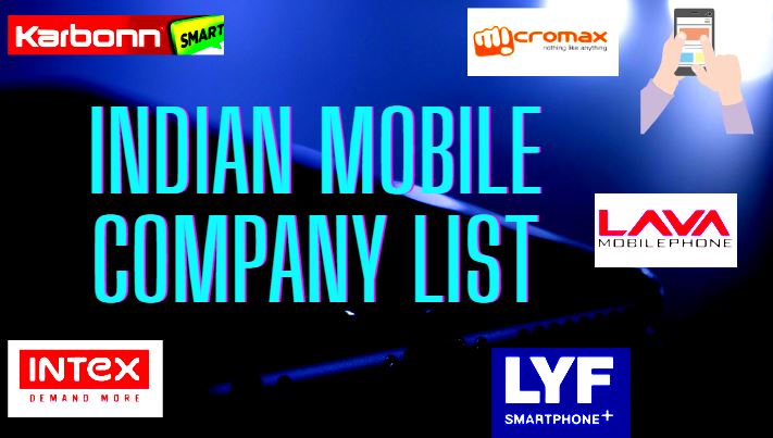 Indian mobile company List