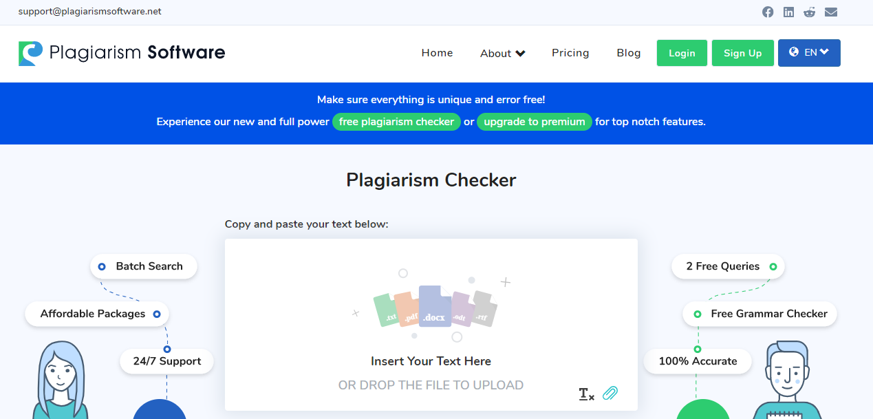 Plagiarism Checker - The Best Online Plagiarism Software
