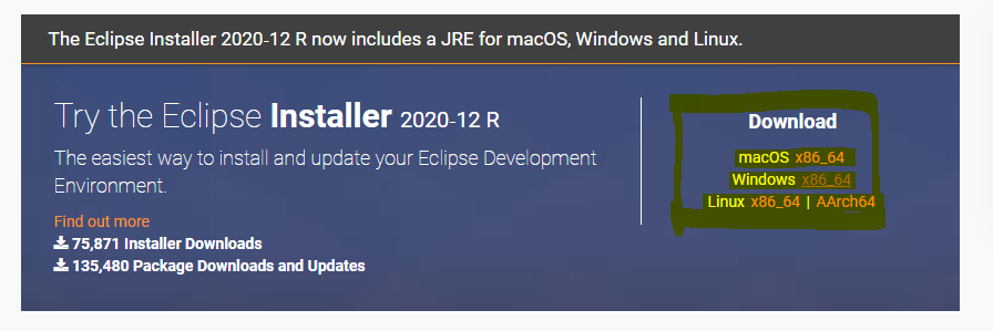 Download Eclipse IDE